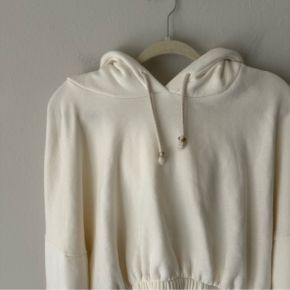 Donni Vintage Cropped Sweatshirt - Cream Large - Picture 3 of 9